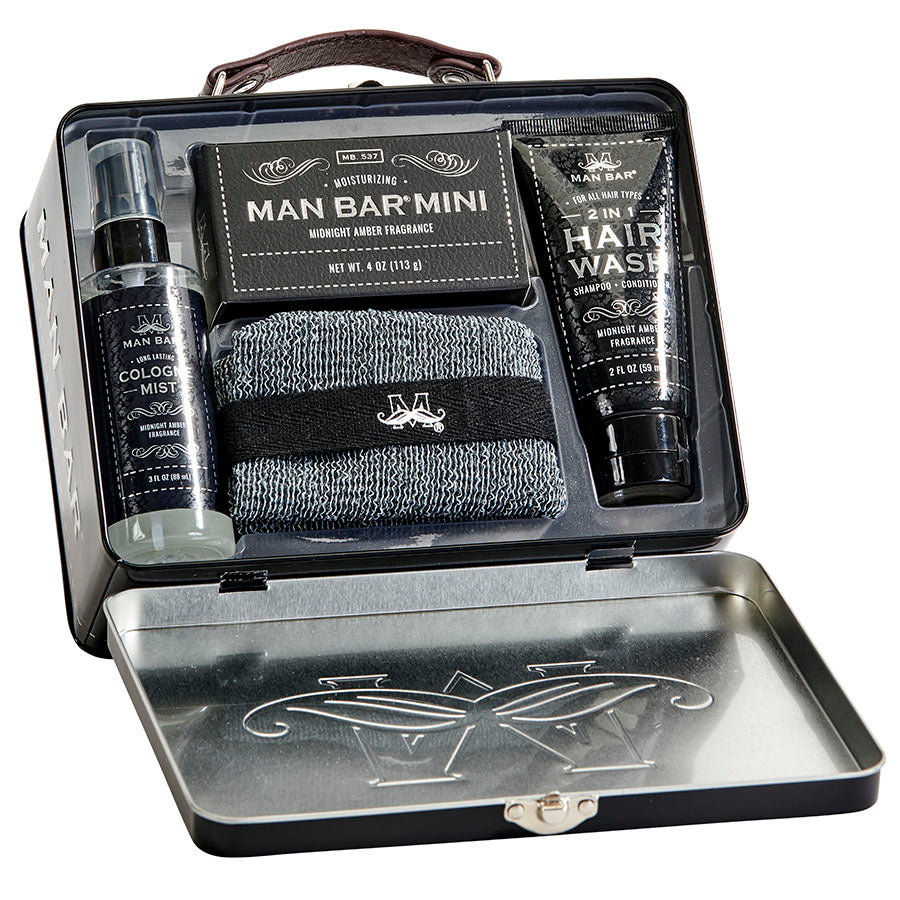Man Bar Travel Kit - Midnight Amber – Man Bar Soap