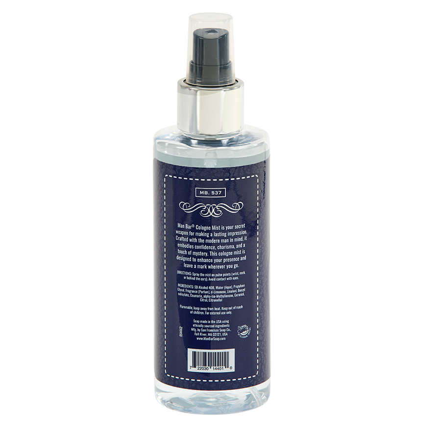MAN BAR® Cologne Mist Silver Sage & Bergamot