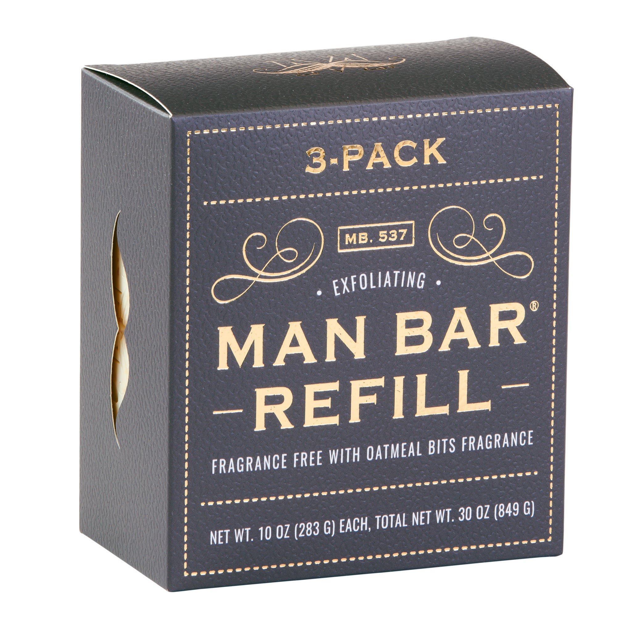 MAN BAR® Refill 3-Pack: Fragrance Free