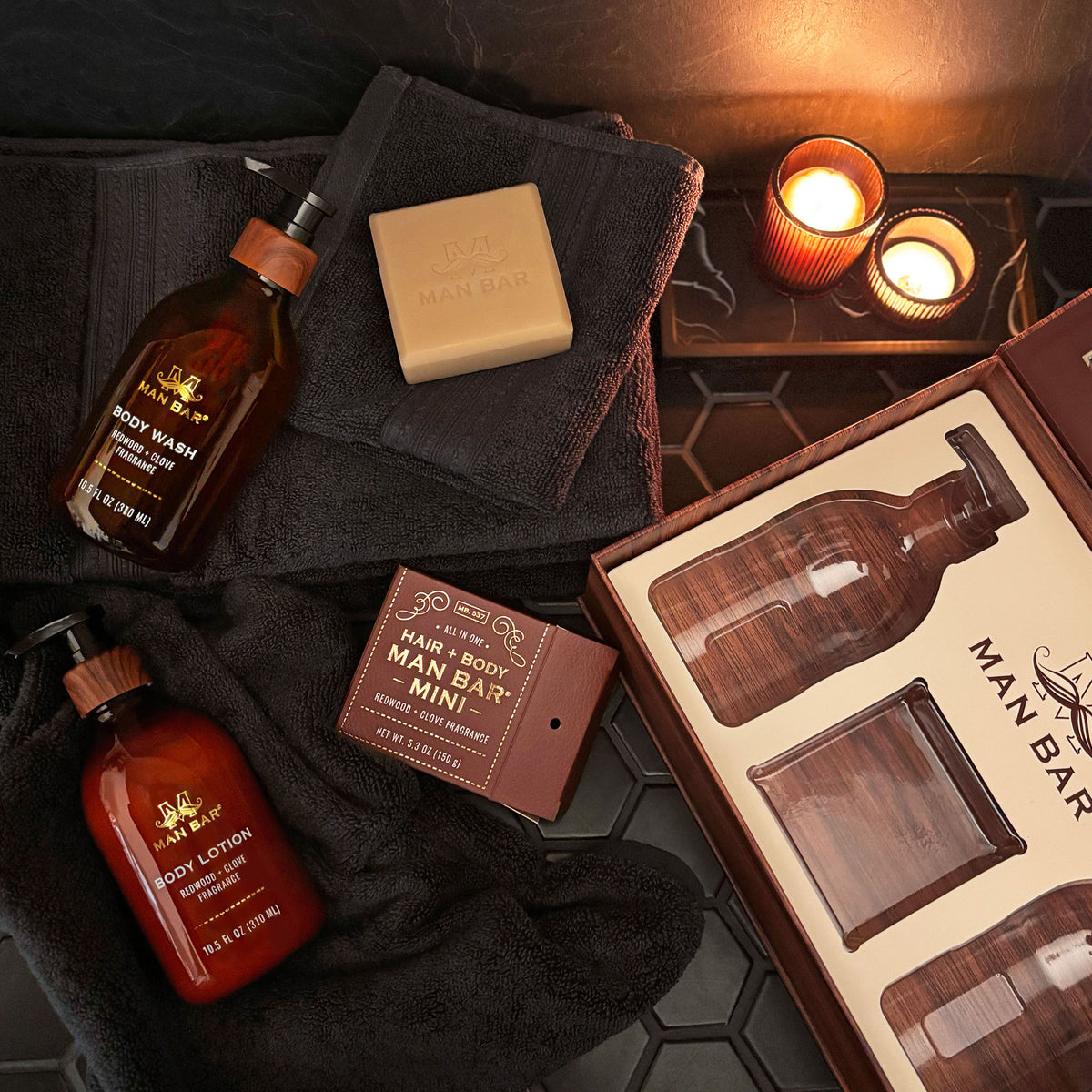MAN BAR® Redwood & Clove Gift Set