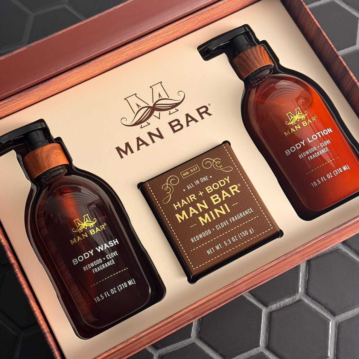 MAN BAR® Redwood & Clove Gift Set