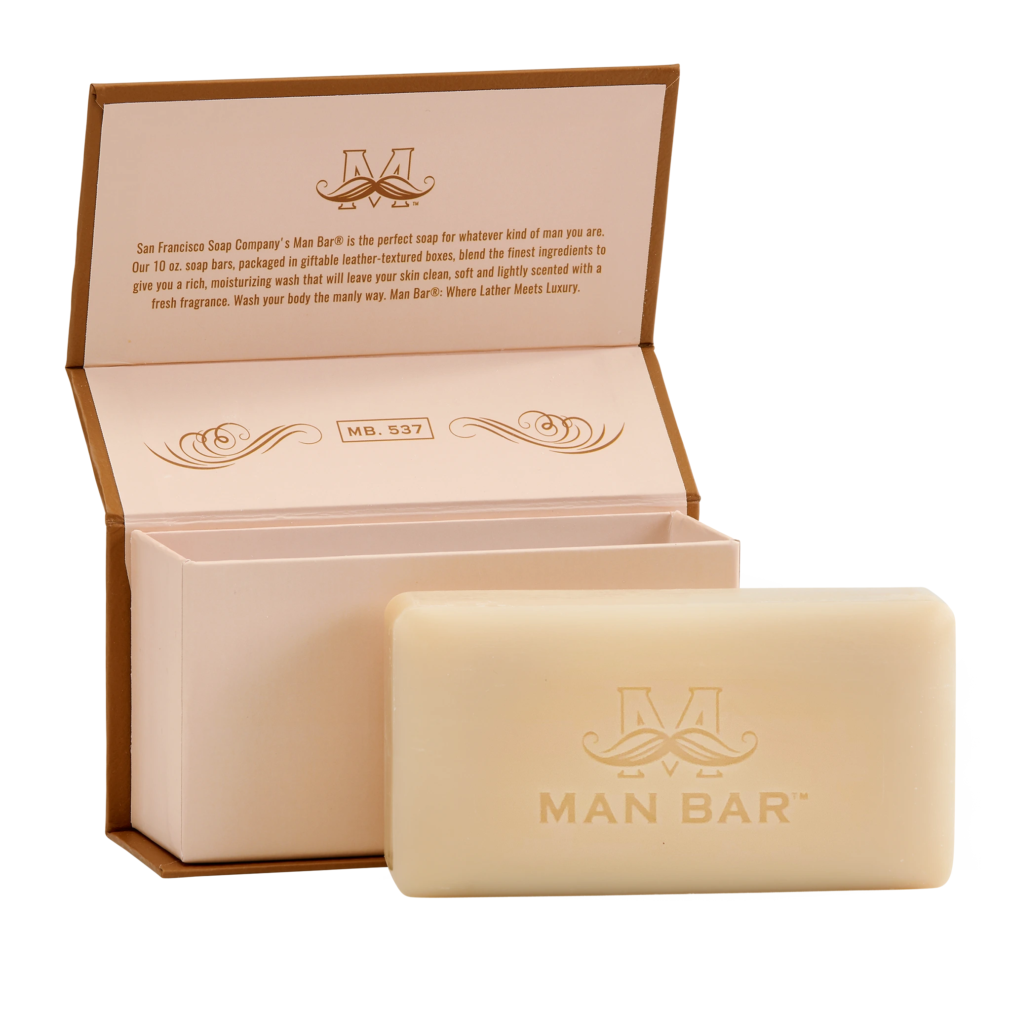 San Francisco Soap Co. Man Bar Moisture Rich Spiced Tobacco Soap, Gifts