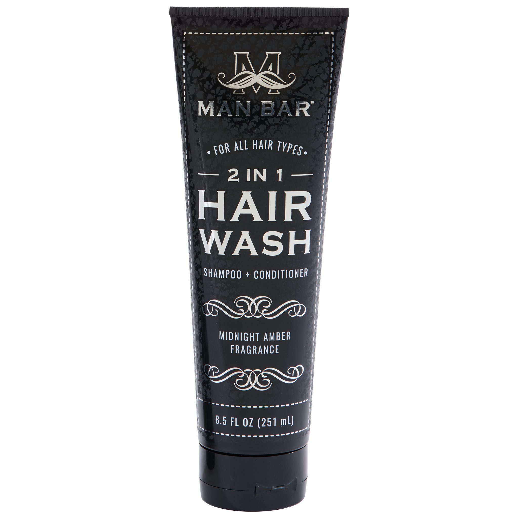 MAN BAR® 2-in-1 Hair Wash - Midnight Amber