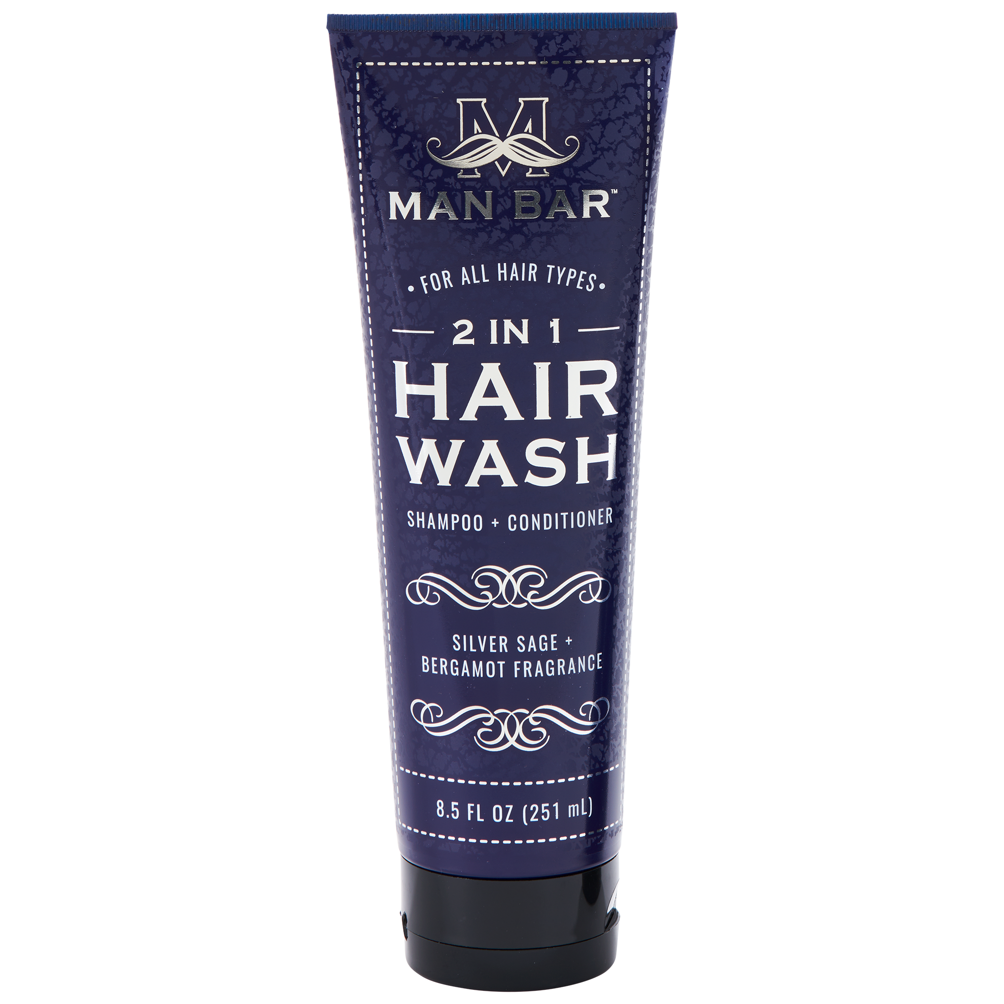 MAN BAR® 2-in-1 Hair Wash - Silver Sage & Bergamot