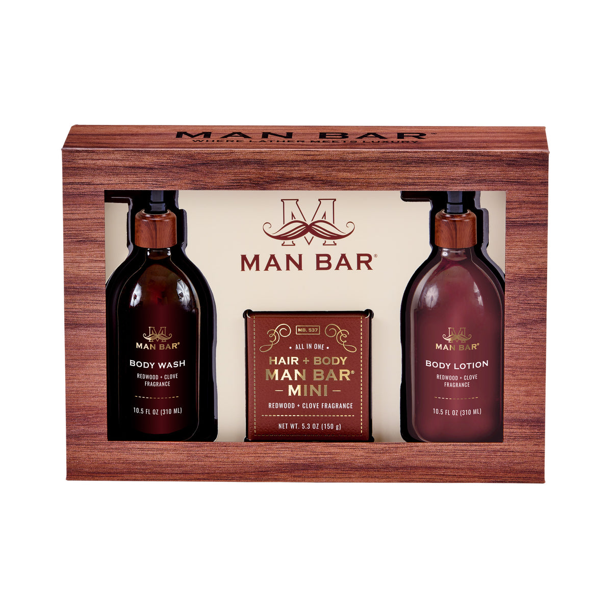 MAN BAR® Redwood & Clove Gift Set