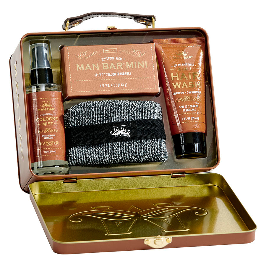 Man Bar Travel Kit - Spiced Tobacco – Man Bar Soap Man Bar Travel Kit - Spiced Tobacco – Man Bar Soap