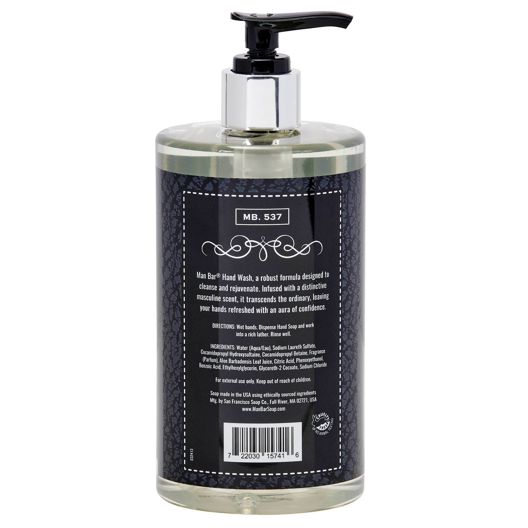 MAN BAR® Hand Wash - Midnight Amber