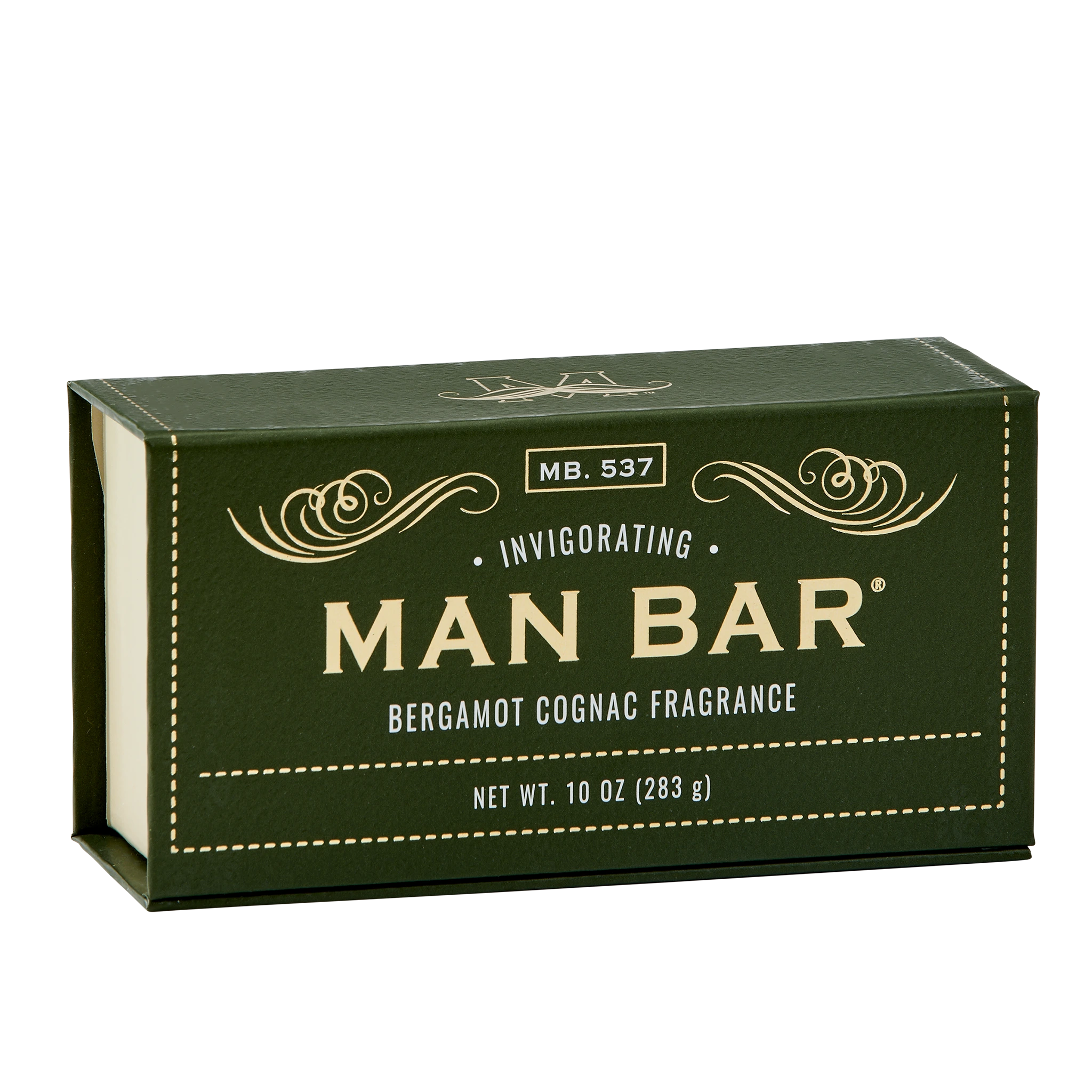 Man Bar Invigorating Bergamot Cognac soap box