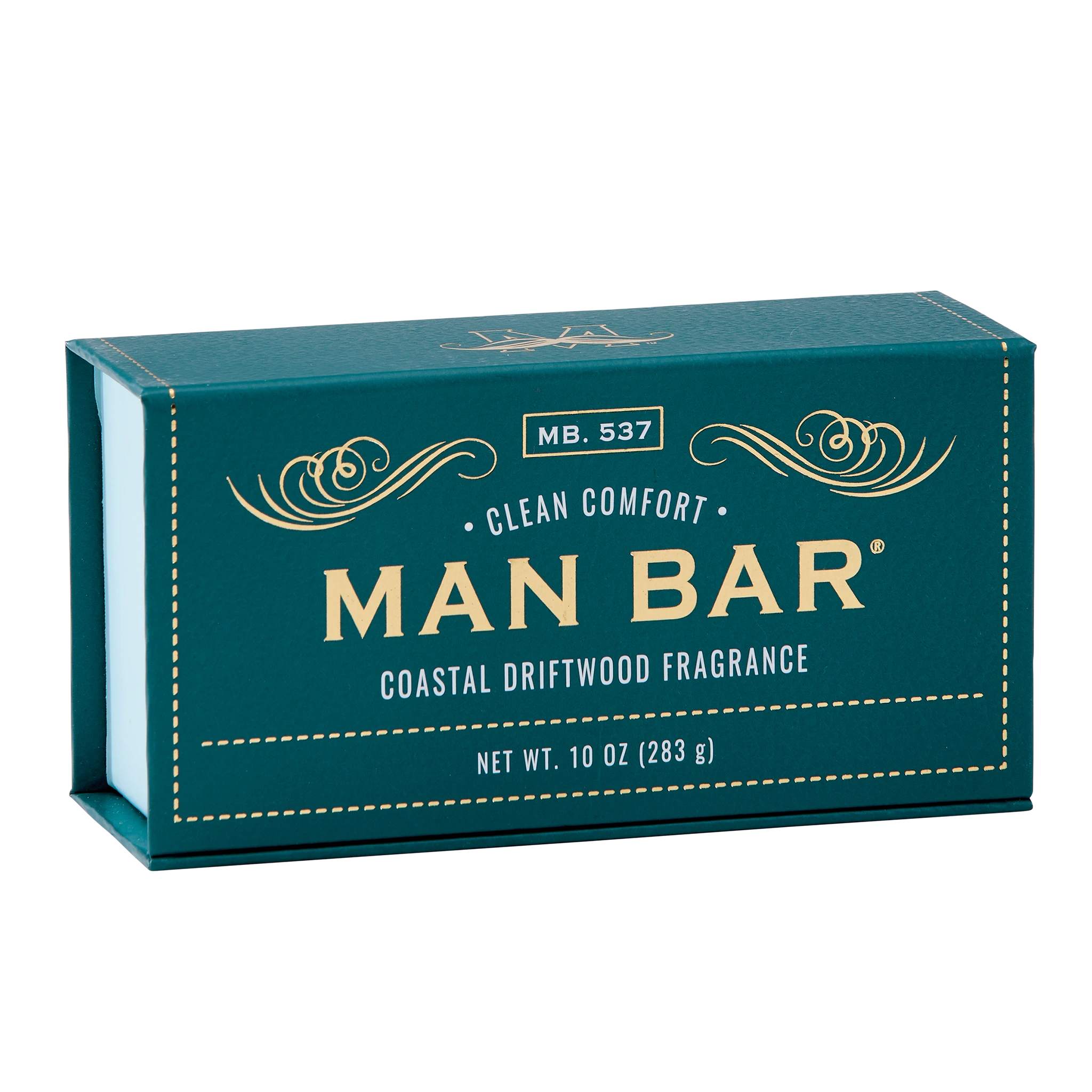 Man Bar Clean Comfort Coastal Driftwood soap box