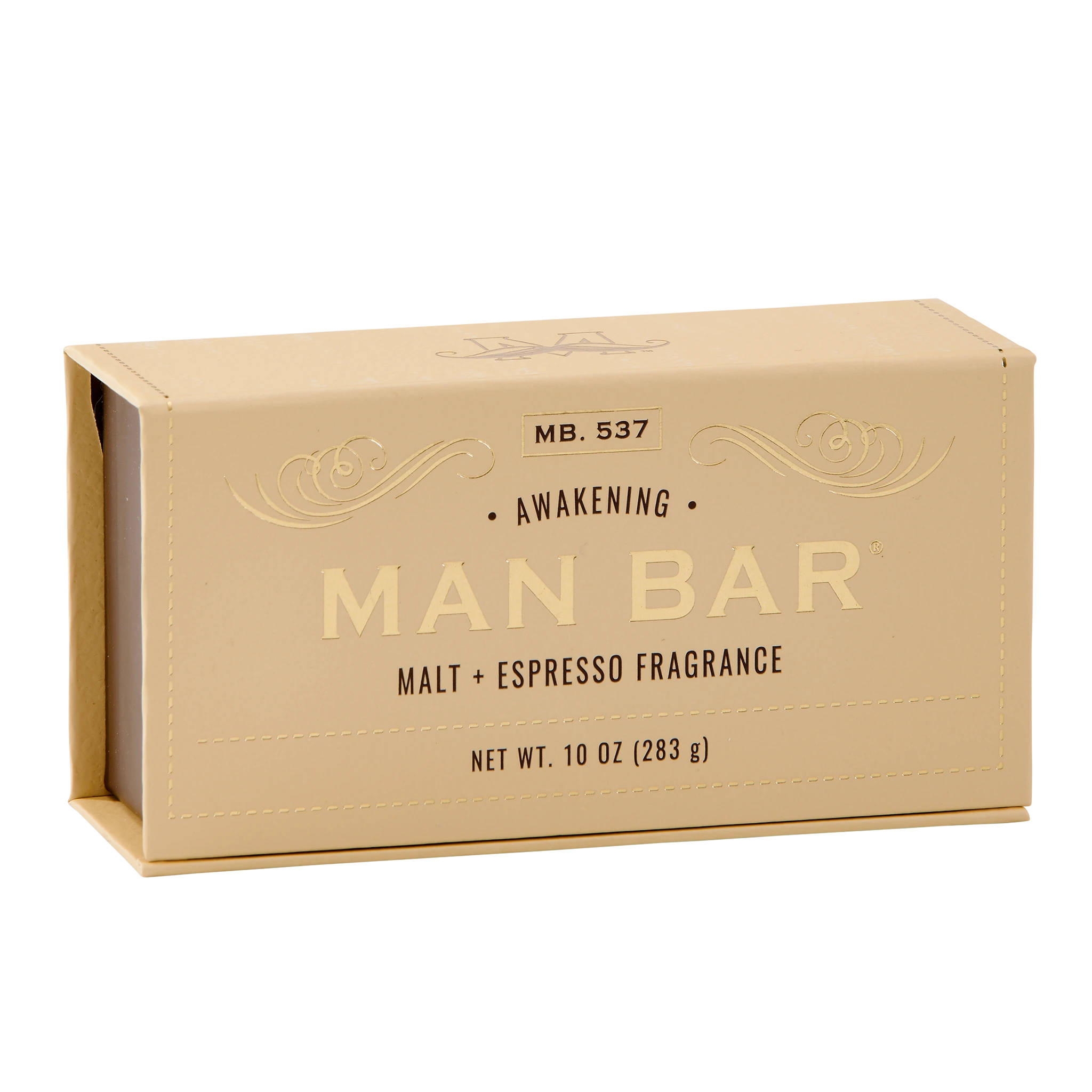 Man Bar Awakening Malt & Espresso soap box