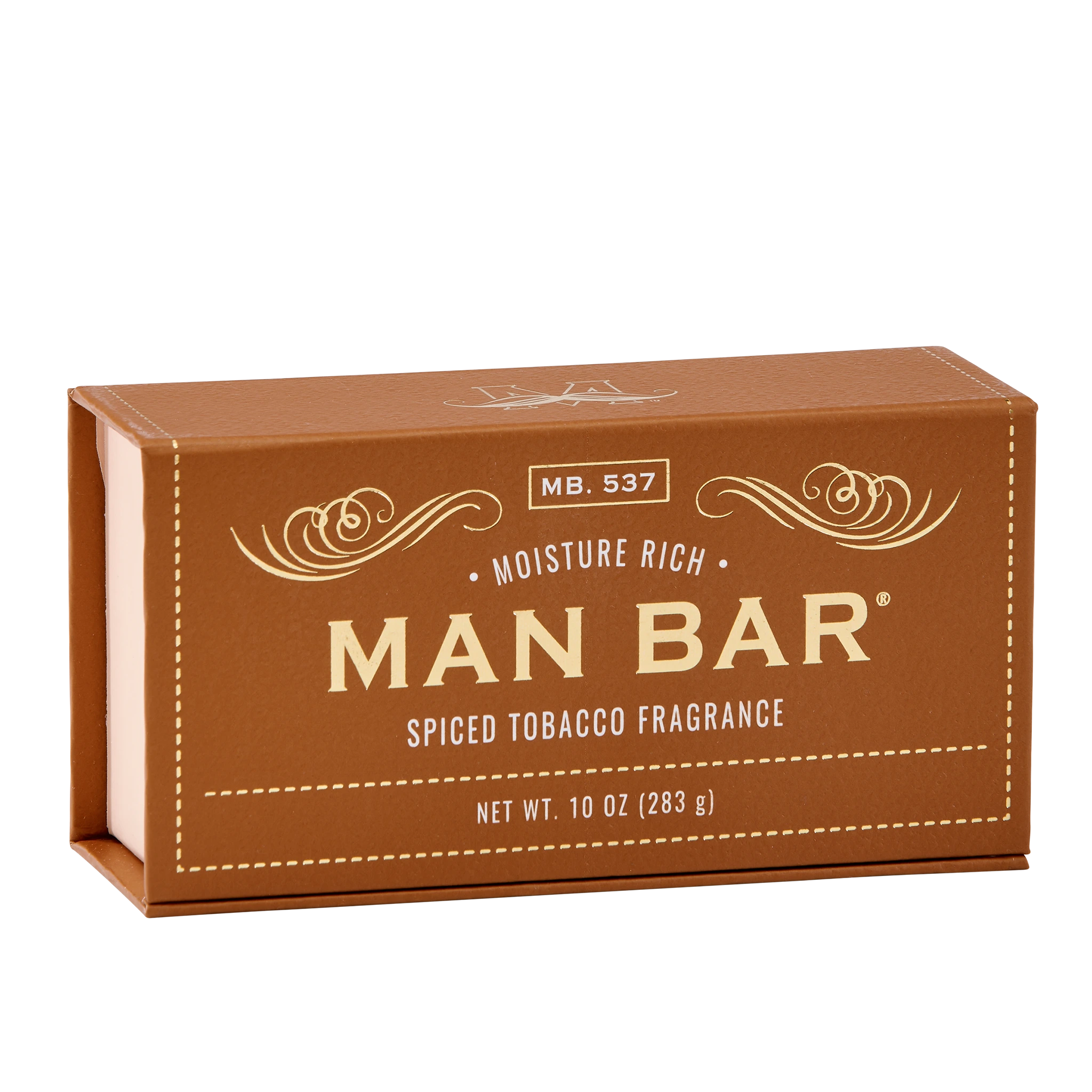 Man Bar Moisture Rich Spiced Tobacco soap box