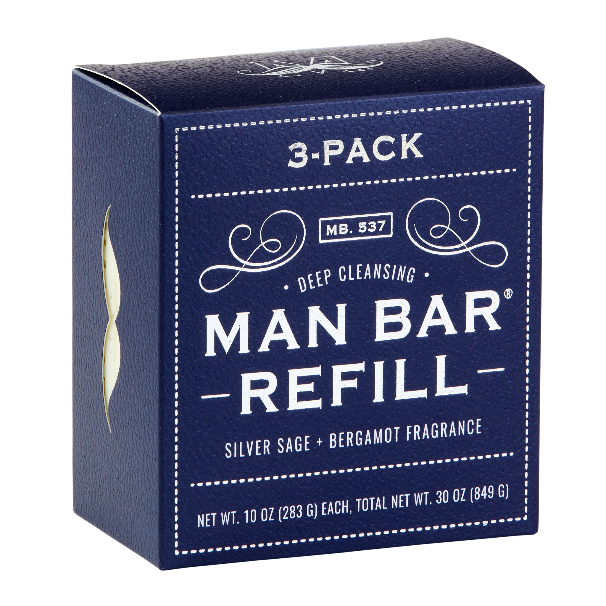 MAN BAR® Refill 3-Pack: Silver Sage & Bergamot