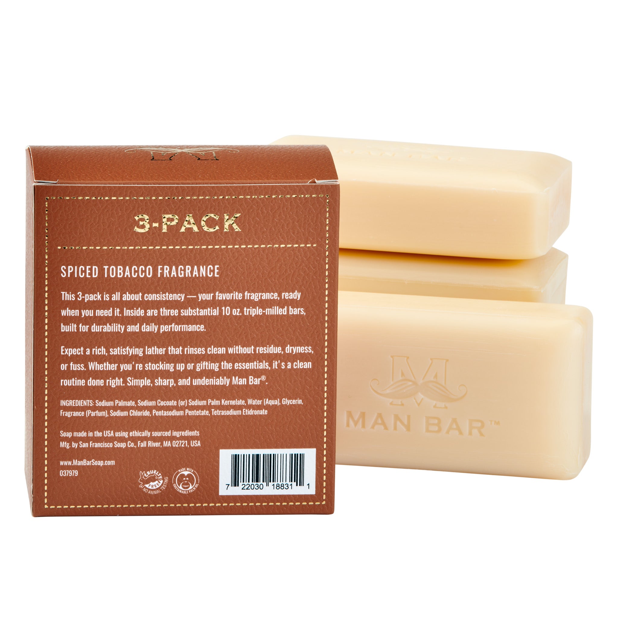 MAN BAR® Refill 3-Pack: Spiced Tobacco